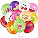 Charnoel 40 Pcs Summer Fruit Balloons Hawaiian Tutti Fruit Party Decorations Tropical Strawberry Watermelon Latex Balloons for Summer Hawaiian Luau Birthday Wedding Baby Shower Party Decor Supplies - Image 3