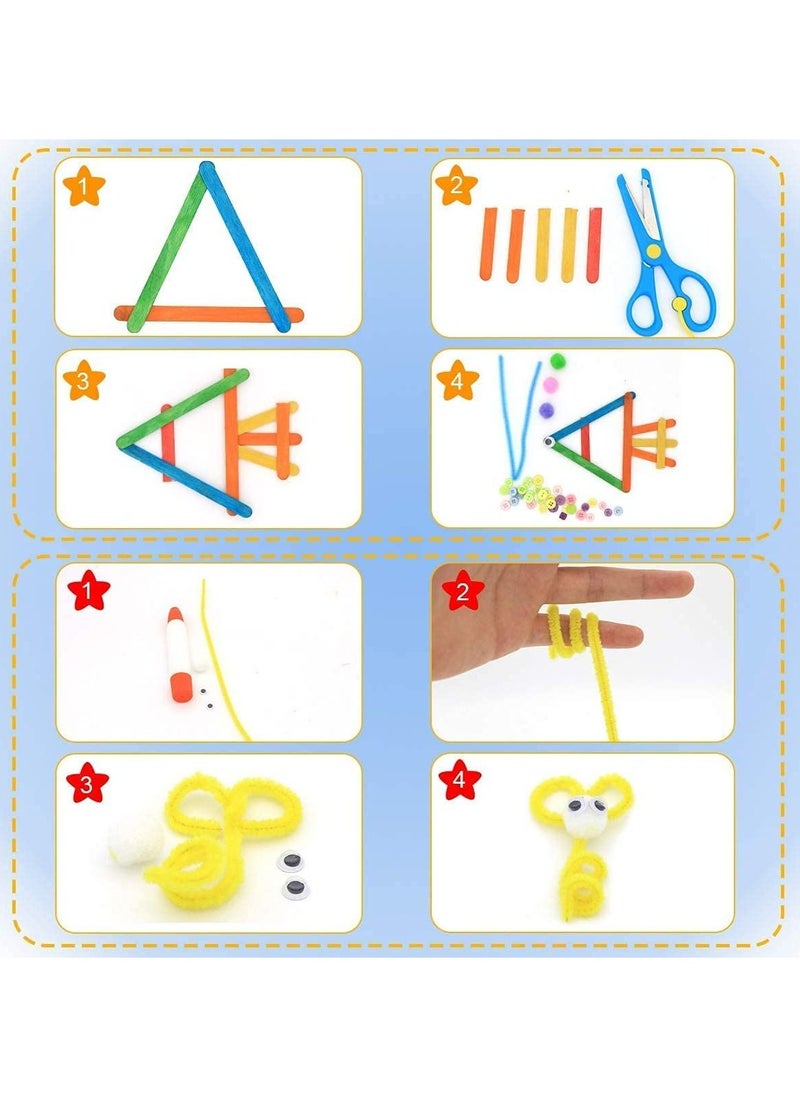 Cutie Cute - Arts and Crafts Supplies Set For Kids Crafting School Kindergarten Homeschool Supplies Arts Set Christmas Crafts for Kids - Image 1