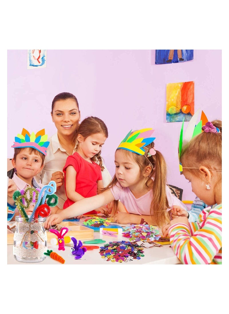 Cutie Cute - Arts and Crafts Supplies Set For Kids Crafting School Kindergarten Homeschool Supplies Arts Set Christmas Crafts for Kids - Image 1