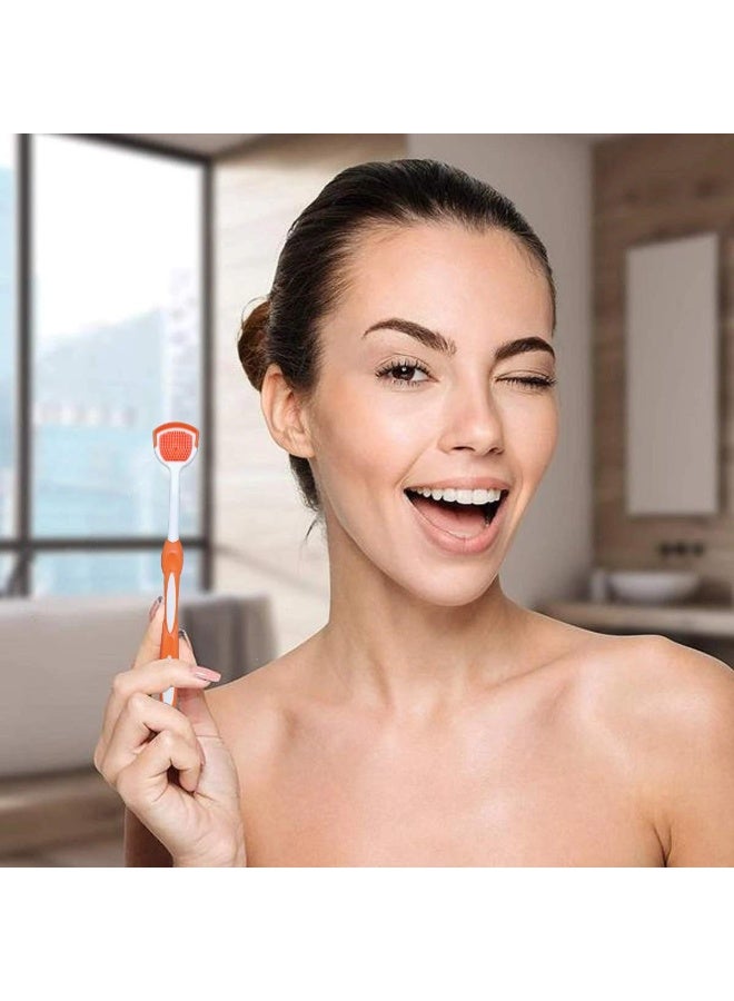 ريد ليف مجموعة من 3 فرشاة لسان، مكشطة لسان، منظف لسان يساعد على مكافحة رائحة الفم الكريهة - Image 4