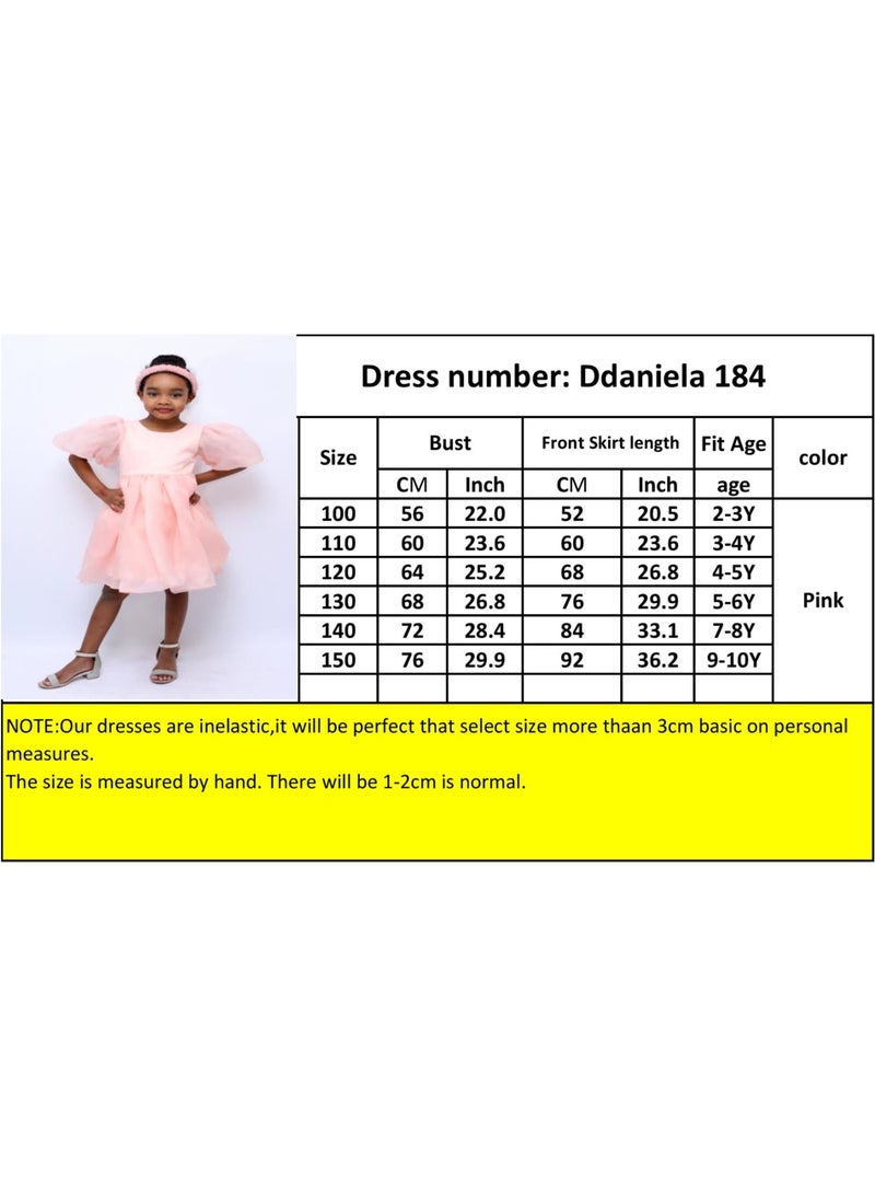 دىدانيالا فستان بأكمام منفوشة من الأورجانزا - Image 4