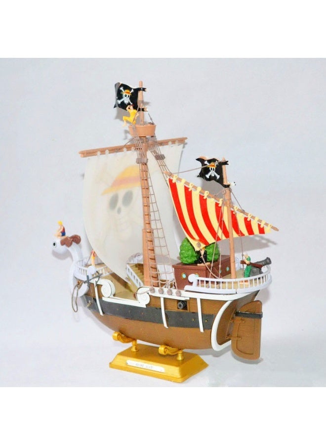 HALAMODO One Piece 29cm Going Merry Pirate Ship Figurine - Detailed Anime Replica with Sailing Charm, Perfect for Display and Gifting - Image 2