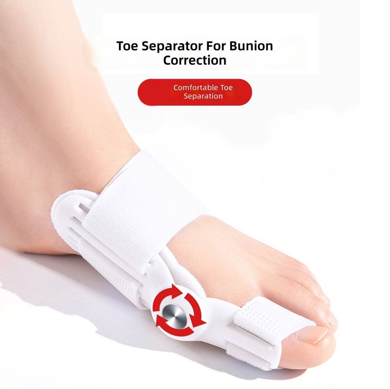 TEXSENDA Nighttime Enhanced Big Toe Separator for Hallux Valgus Correction, Comfortable and Adjustable - Image 1