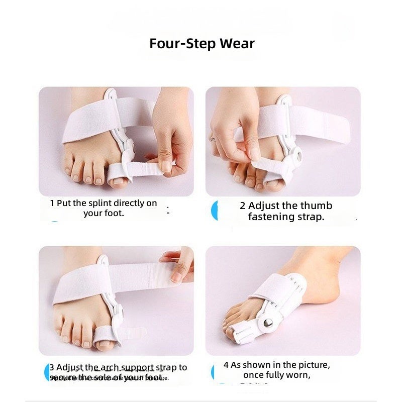 TEXSENDA Nighttime Enhanced Big Toe Separator for Hallux Valgus Correction, Comfortable and Adjustable - Image 4