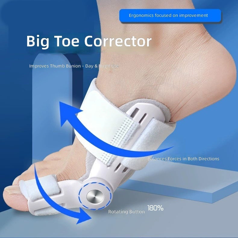 TEXSENDA Nighttime Enhanced Big Toe Separator for Hallux Valgus Correction, Comfortable and Adjustable - Image 3