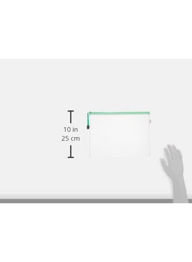 Deli E5654 A4 Zip Pouch – Assorted Color Storage Bag - Image 2