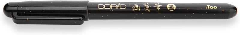 Copic Gasenfude Brush Pen - Fine Point, Black Ink for Calligraphy and Art - Image 1
