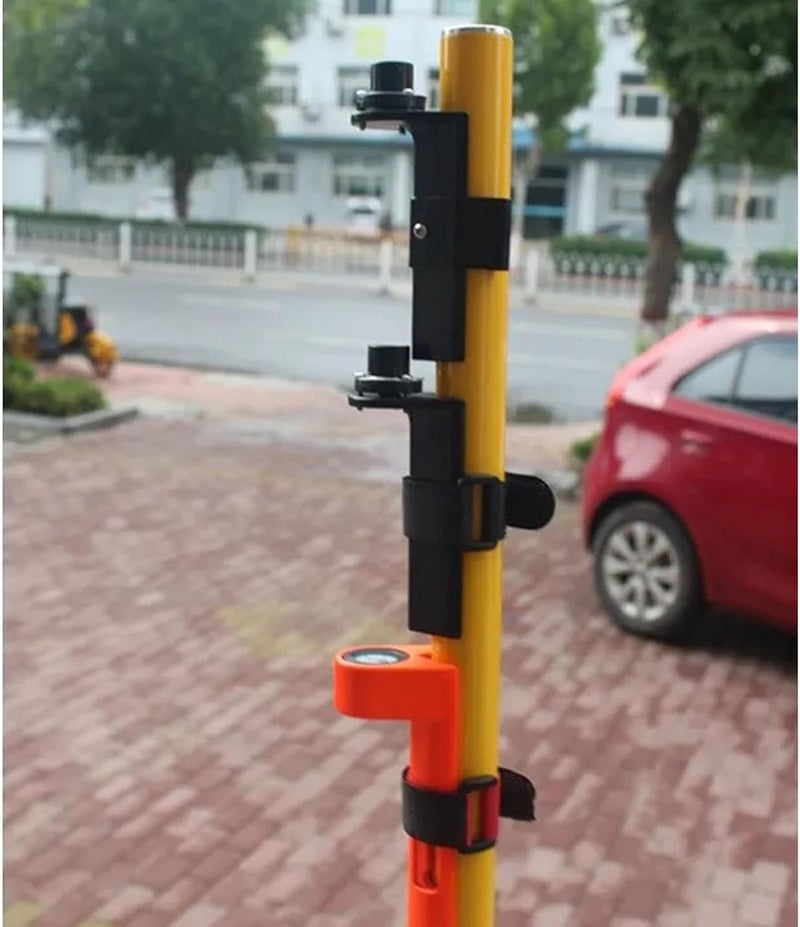 Hilitand Right Angle Bubble Level, Aluminum Alloy Construction with 7/8 Inch Leveling Vial for Round and Rectangular Poles - Image 3