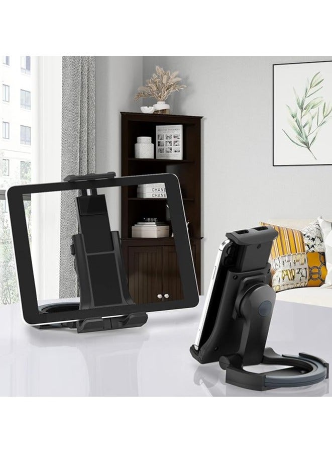 erorex Tablet Wall Mount, Kitchen Tablet Bracket Wall Holder Universal 2-in-1 Kitchen Wall Mount/Under Cabinet Compatible with 10.6cm to 20cm iPad/Tablets/Phones, Recipe Reading on The Wall or on Desktop - Image 4