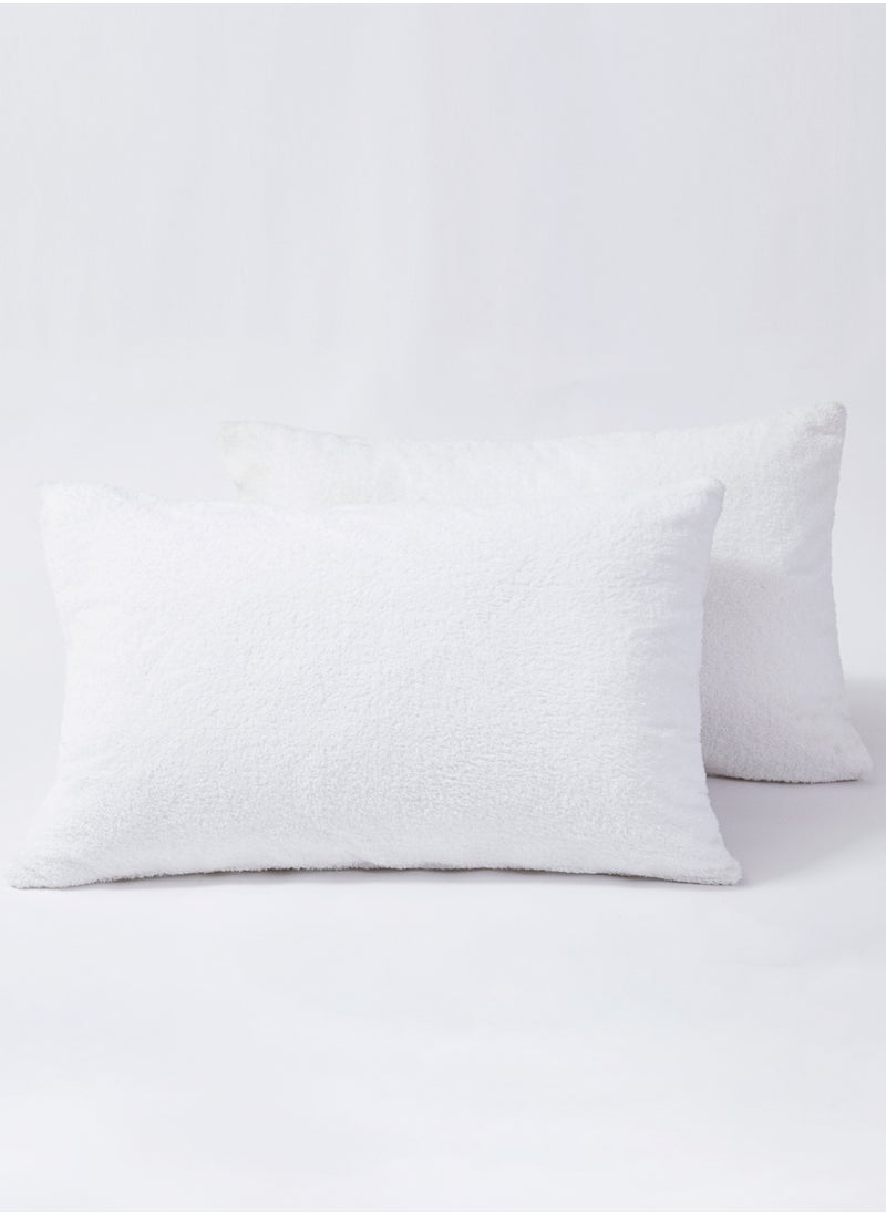 MASTER Waterproof Pillowcase, Easy to Wash, Standard Size 47 x 75cm, Set of 2 Pack, with Zippered Closure - pzsku/ZBD68793EF352B9B2890CZ/45/_/1726322243/5010ba26-40d9-4b3b-88be-dd5dc51f149d