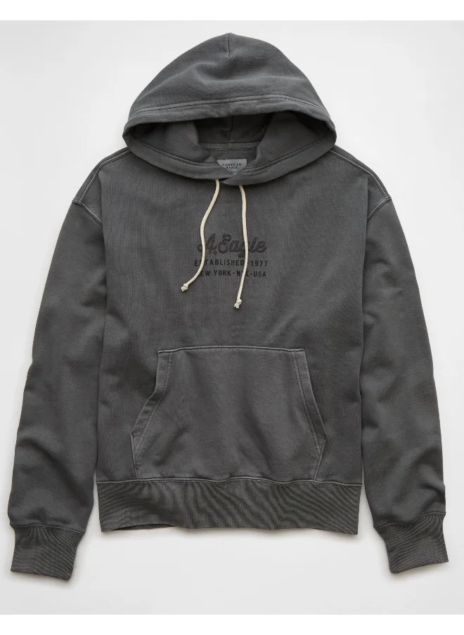 American Eagle AE Logo Graphic Pullover Hoodie