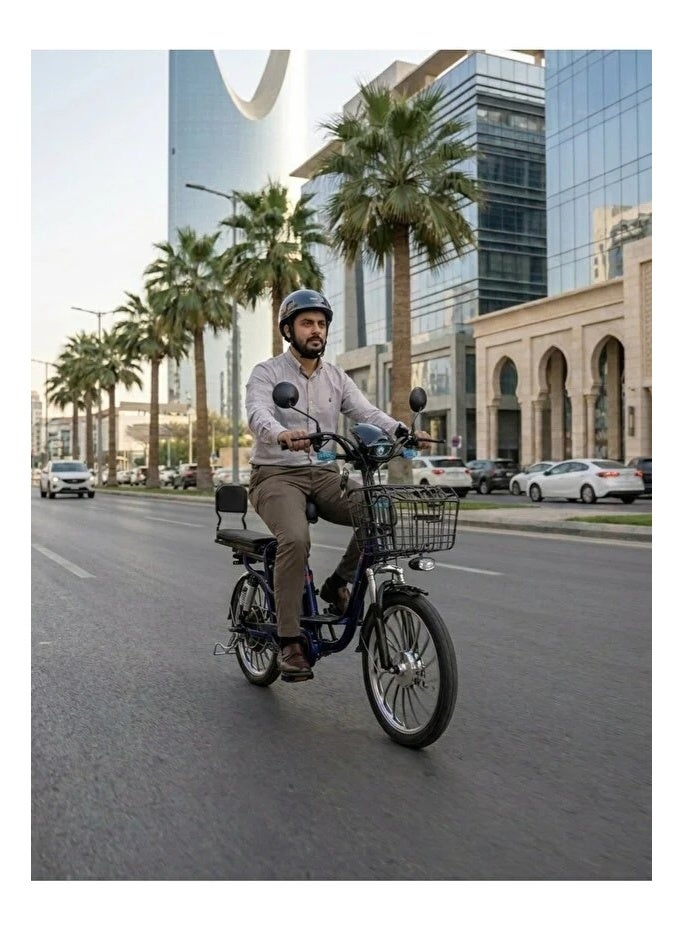 YLE1 Electric Bike - 1000W Motor, 60V Battery, 20-inch Desert Tires and Aluminum Rims - Image 3