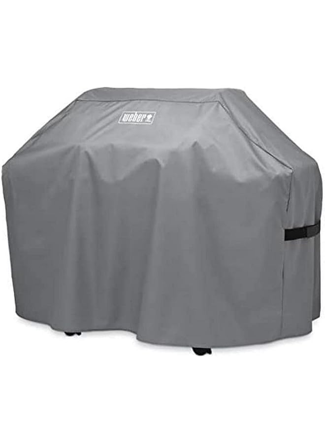 Weber Premium Polyester Barbecue Cover Built For Most Gas Barbecues Up To 152Cm Wide Grills Uv Inhibitors In Fabric Resist Fading Breathable And Water Resistant
