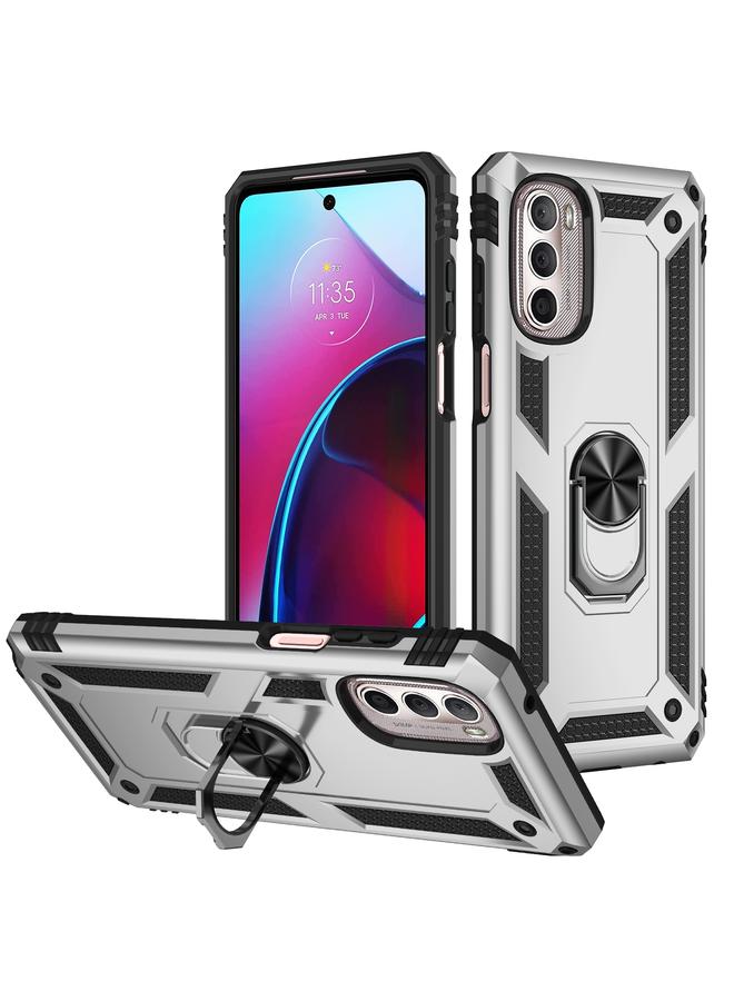 اس-توب جراب لهاتف Motorola Moto G Stylus 2022 مقاوم للصدمات مصنوع من مادة TPU + PC مع حامل - Image 1