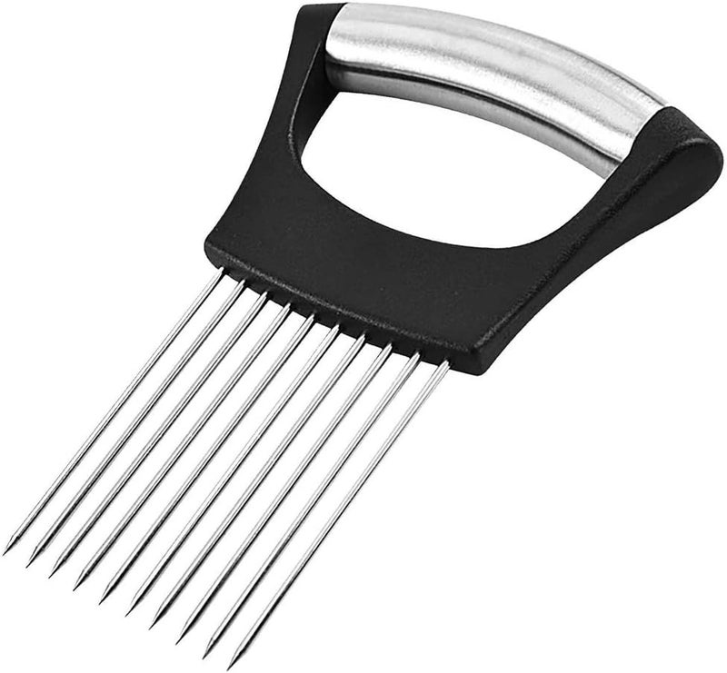 klarako 1 Piece Onion Cutting Holder Kitchen Food Slice Assistant Kitchen Cutting Gadgets for Slicing Vegetable Fruit Kitchen Restaurant - Image 1