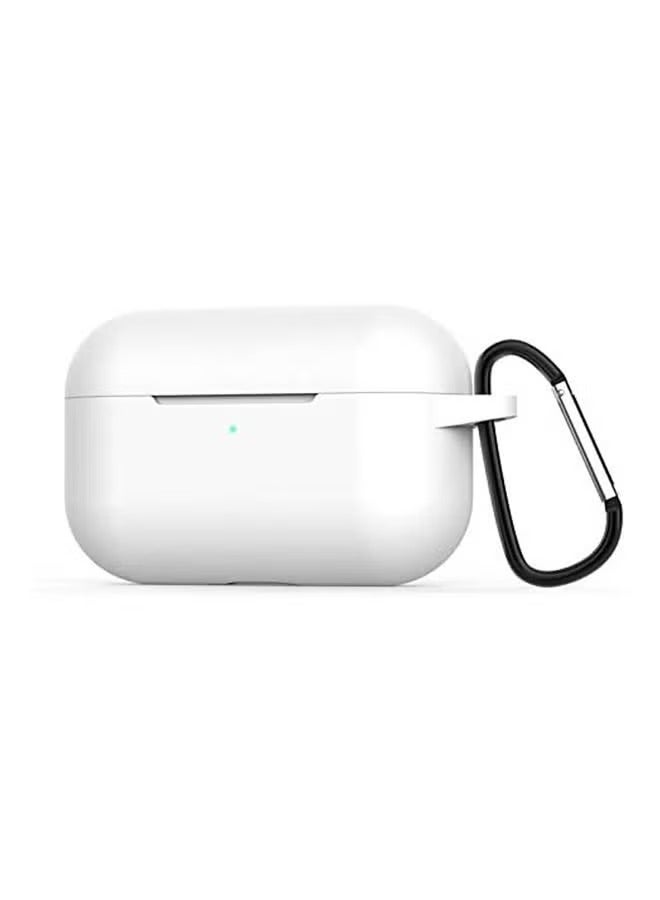 iQeouc Apple AirPods Pro Silicone Protective Cover Anti-Lost Buckle 3 Generation Wireless Bluetooth Headset Protective Cover