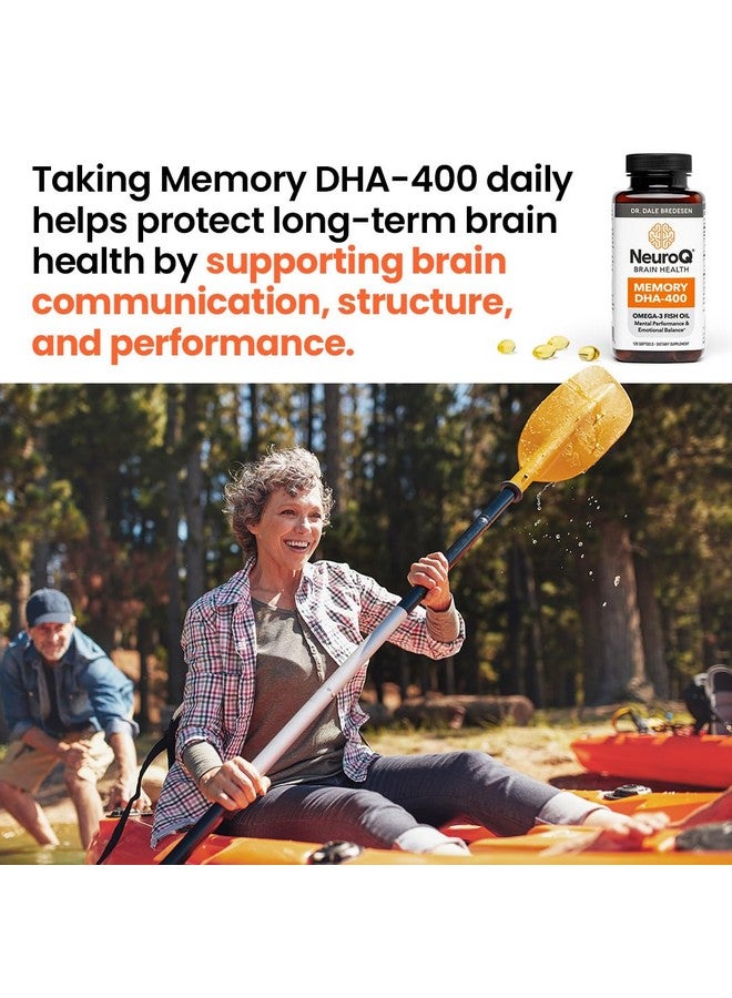 LifeSeasons NeuroQ Memory DHA-400 - Omega-3 Fish Oil Supplement - Mental Performance & Balance - Supports Neuro Brain Health - Protects Against Memory Loss & Improves Focus - 120 Softgels - Image 5