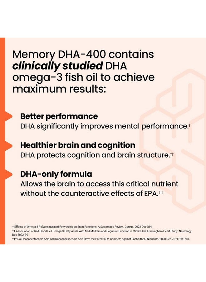 LifeSeasons NeuroQ Memory DHA-400 - Omega-3 Fish Oil Supplement - Mental Performance & Balance - Supports Neuro Brain Health - Protects Against Memory Loss & Improves Focus - 120 Softgels - Image 3