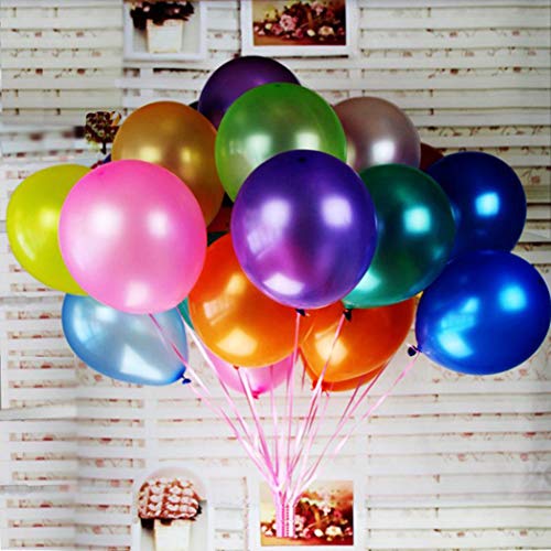 HK balloons Rubber Pack Of 500 Metallic Color Balloons For Birthday Decoration Baby Shower Anniversary Wedding Decorations Balloons Metallic Themed Decoration Items Kit - Image 1