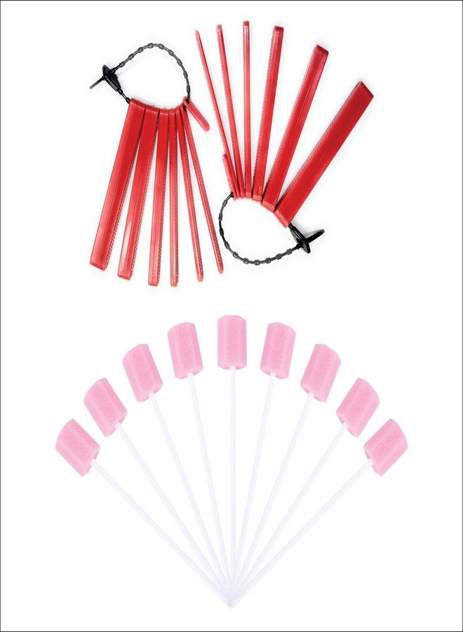 MJ Talk Tools® Special Kit, Sensory Integration Tools, Speech Therapy Tools, Jaw Grading Bite Blocks and Disposable oral swabs Combo (Pcs-100 Pack -1 - Image 1