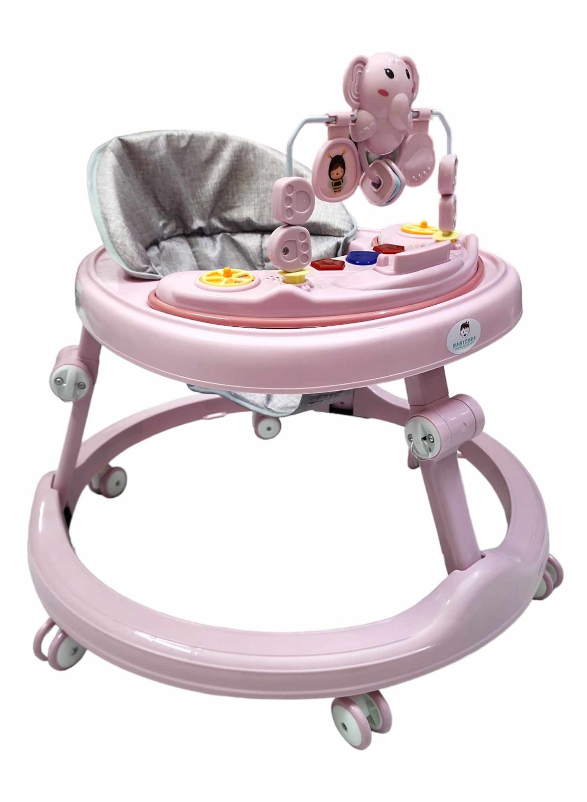 BABYCARA Baby Walker Multifunctional Anti-Rollover Anti-O Folding