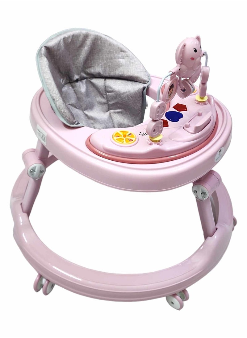 BABYCARA Baby Walker Multifunctional Anti-Rollover Anti-O Folding 6-18 Months with Music and Phone Stand  - Image 3
