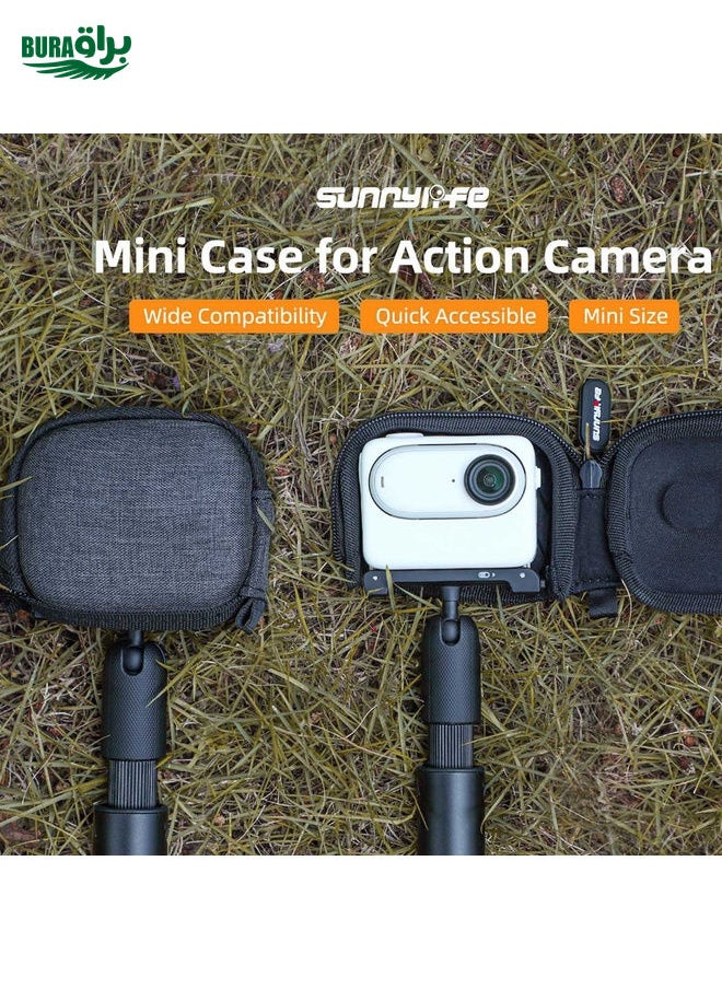 BURAQ For Insta360 GO 3 / GO 3S Sunnylife Camera Body Portable Storage Box Case(Black)  - Image 2