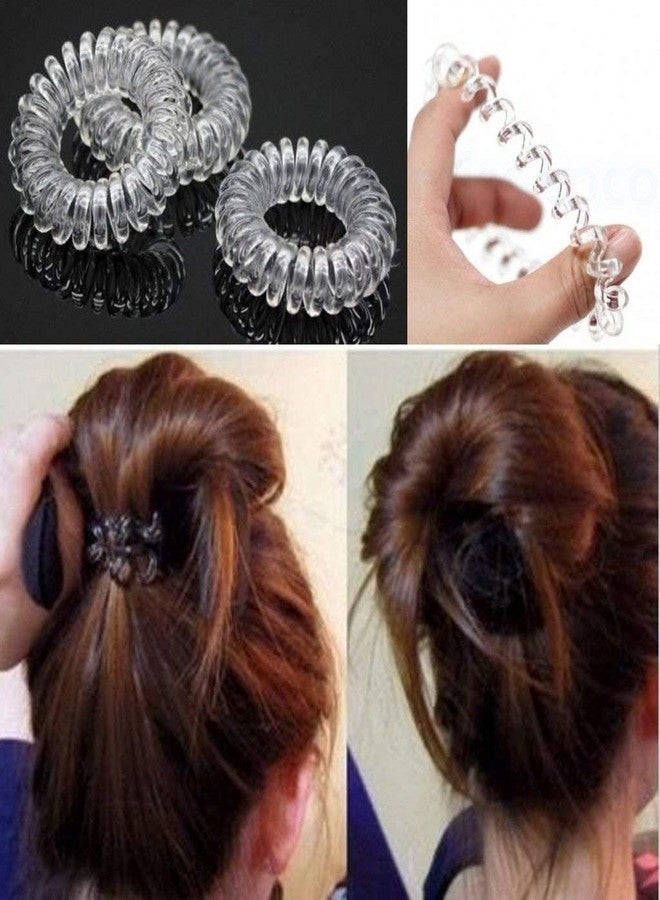 غلان ربطات شعر جلان للبنات، 12 قطعة، ربطات شعر حلزونية، سلك هاتف، حامل ذيل حصان للنساء، ربطة شعر مطاطية حلزونية متعددة الألوان - Image 4