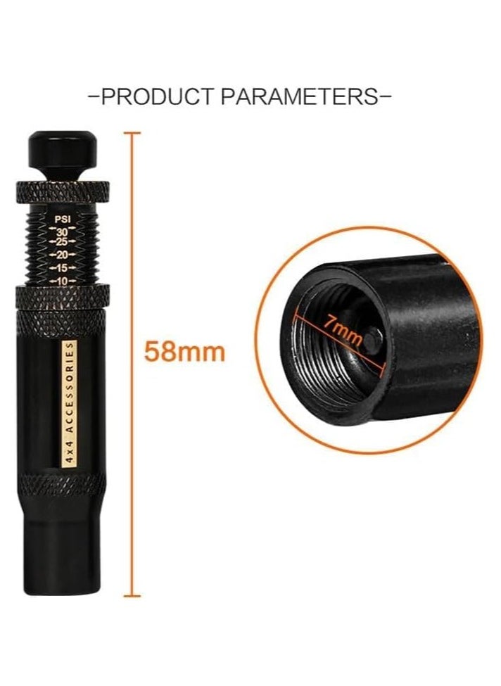 Eworld Adjustable Auto-Stop Tire Deflator Valve Kit (10-30 PSI), Screw-on Tire Air Down Tool for Off-road 4x4 Vehicles, Compatible with Jeep, Car, Motorcycle and Truck  - Image 2