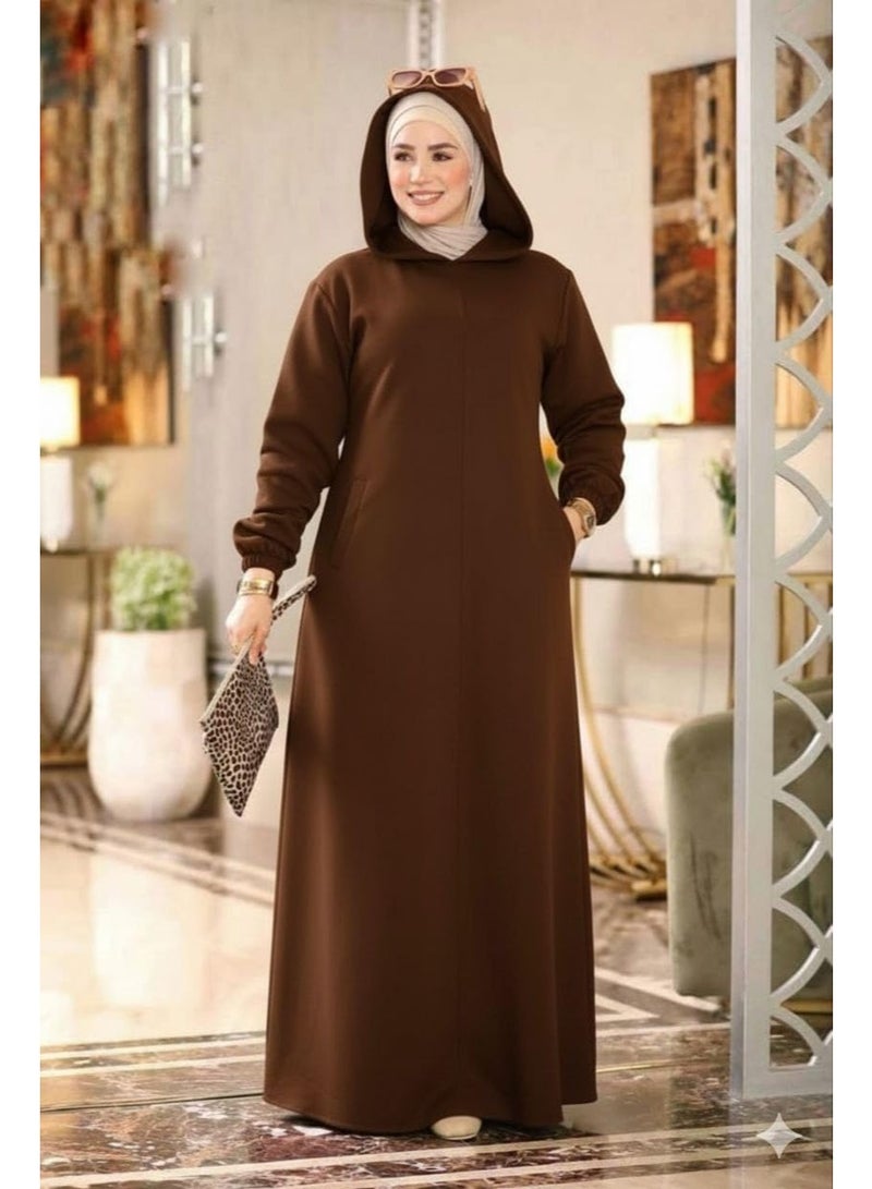 Winter dress for veiled women: Milton hoodie – a casual, loose, and modest design. - Image 2