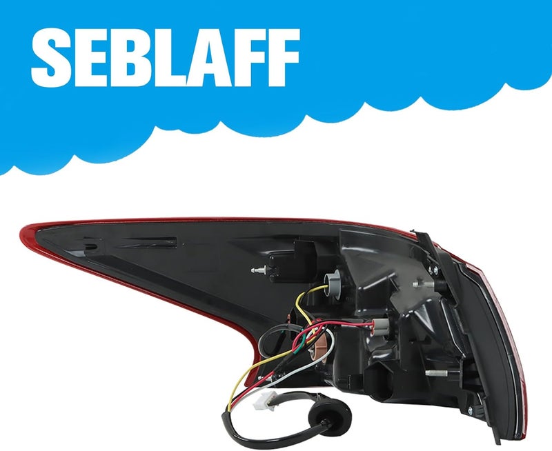 SEBLAFF 1-Pack RH Tail Light Assembly Replacement for 2016-2018 Nissan Altima Passenger Side Outer - Image 3