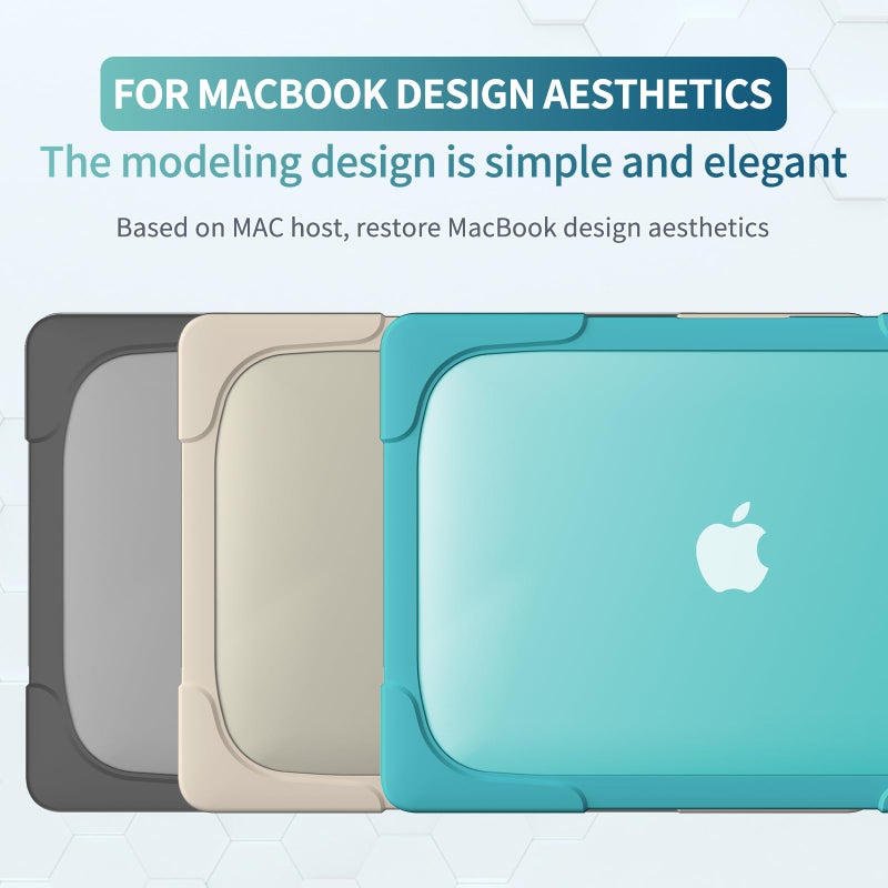 Funut Compatible with MacBook Retina 12 inch Case A1534, Hard Plastic & TPU Protective Case with Kickstand Shock Proof Matt Case Cover for A1534 MacBook 12" with Retina Display (# Gray) - Image 5