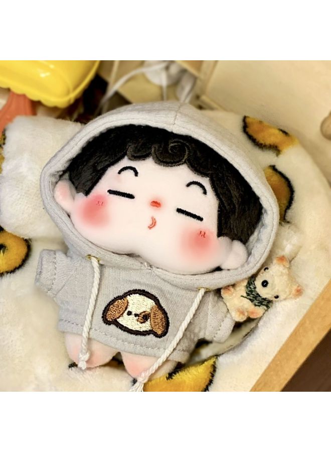 Original Dudu Xiaoxin 10cm Cotton Doll Nude Baby Starfish Body Attribute-free Doll National Doll Clothes-Specifications:10CM Wangzai Sweater (baby Clothes Only) - Image 1