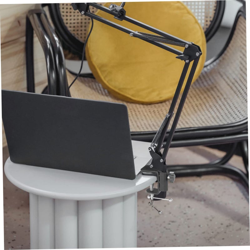 Metal Microphone Base for Gaming Mic Shock Mount Stand Clamp Table Clip Bracket - Image 3