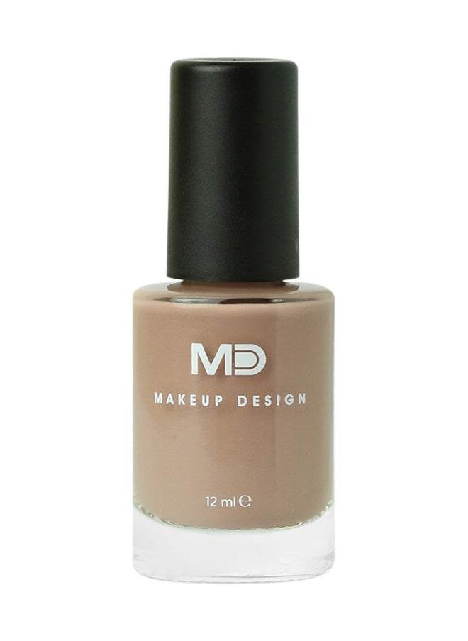 MD MAKE UP DESIGN MD European Nail Polish CAPPUCHINO, Cocoa 215, 12 ml 