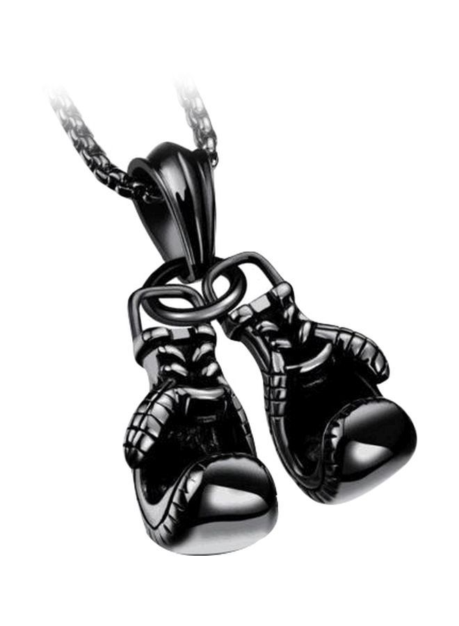 NIBEMINENT Stainless Steel Boxing Gloves Pendant Necklace