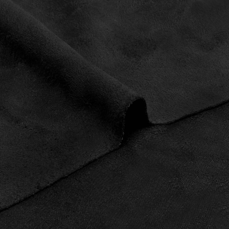 4Bang Upholstery Suede Fabric Soft Smooth Suede Cloth DoubleSided Suede Material Furniture and Car Upholstery for SofaChairsPillowsVehicle Door Panel Roof 48inchx60inch Black - Image 2