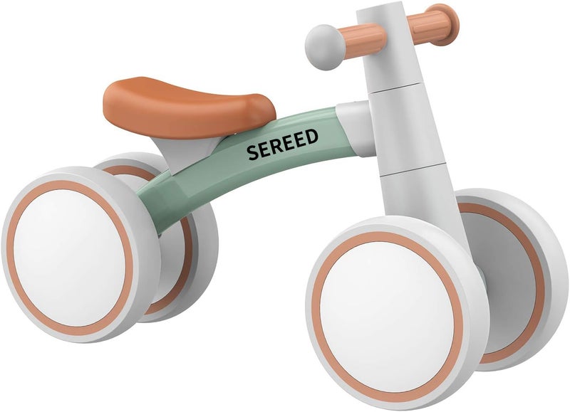 SEREED Baby Balance Bike for 1 Year Old Boys Girls 12-24 Month Toddler Balance Bike, 4 Wheels Toddler First Bike, First Birthday Gifts - Image 1