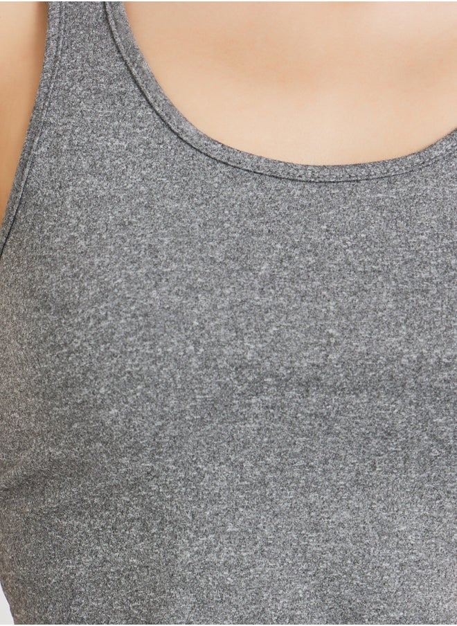 Take Two Solid Round Neck Cami Top  - Image 4