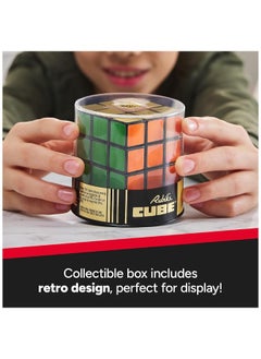 Rubik's Cube, Special Retro 50th Anniversary Edition, Original 3x3 Color-Matching Puzzle Classic Problem-Solving Challenging Brain Teaser Fidget Toy, for Adults & Kids Ages 8+