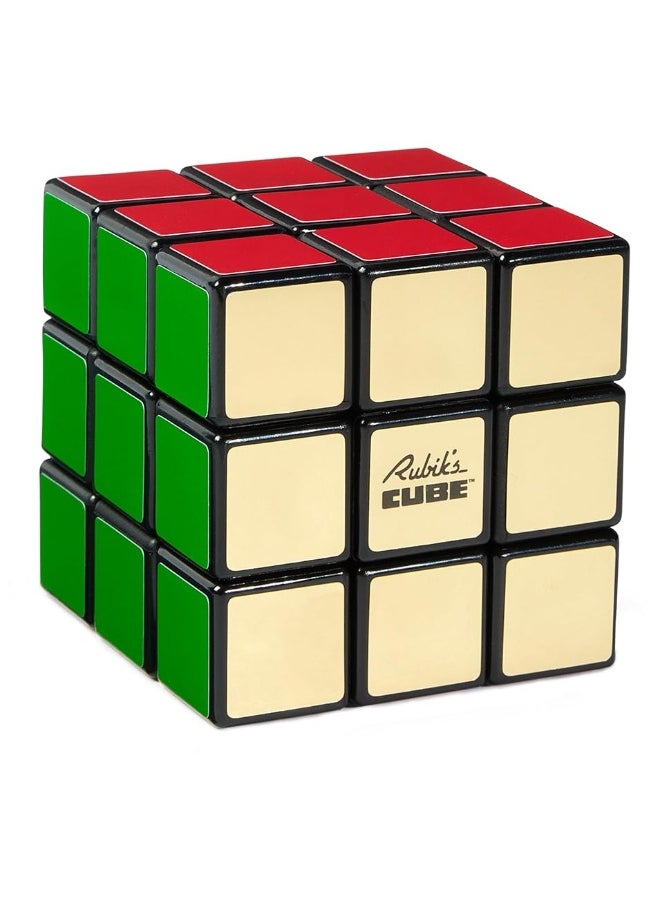 Rubiks - Rubik's Cube, Special Retro 50th Anniversary Edition, Original 3x3 Color-Matching Puzzle Classic Problem-Solving Challenging Brain Teaser Fidget Toy, for Adults & Kids Ages 8+ - Image 1