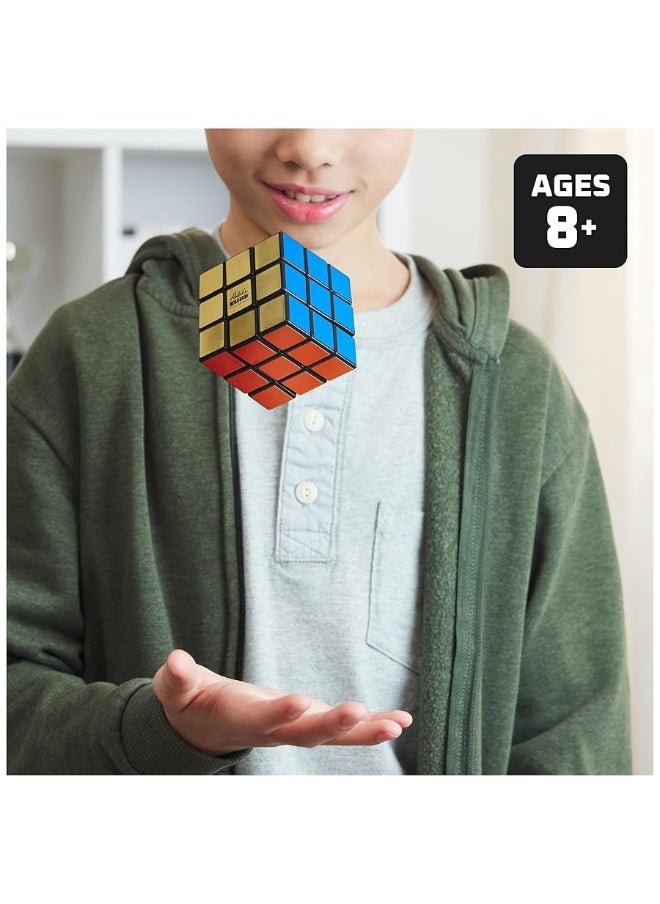 Rubiks - Rubik's Cube, Special Retro 50th Anniversary Edition, Original 3x3 Color-Matching Puzzle Classic Problem-Solving Challenging Brain Teaser Fidget Toy, for Adults & Kids Ages 8+ - Image 1