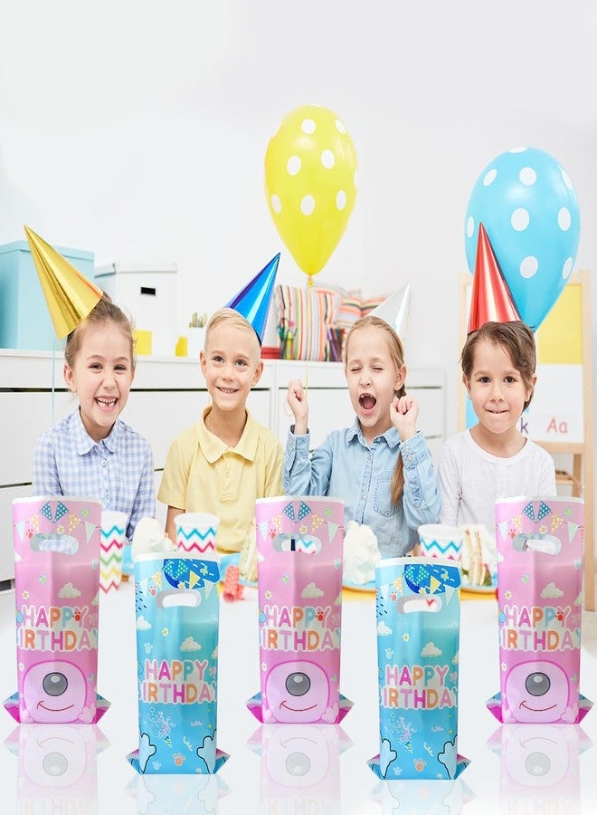 NF ORANGE 30Pcs Blue and Pink Dog Birthday Party Favor Bags，Cute Cartoon Dog Theme Birthday Party Supplies - Image 4