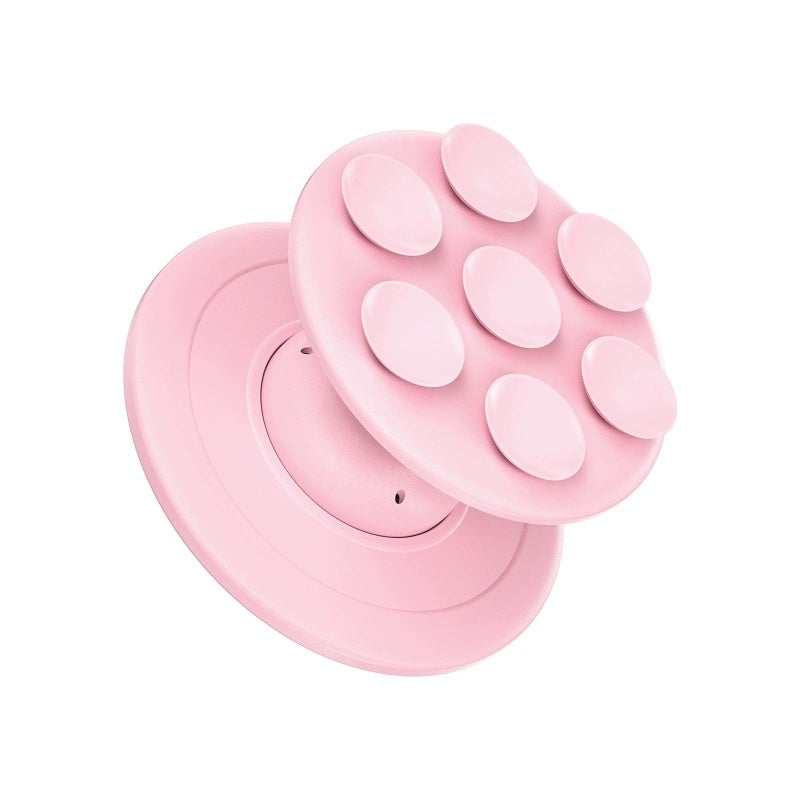 Magnetic Phone Mount Pink 3-In-1 Foldable Design - N53 Strong Magnetic Grip Suction Cup Phone Stand for iPhone 15/14/13/12 Series Content Creators Hands-Free Use - Image 1