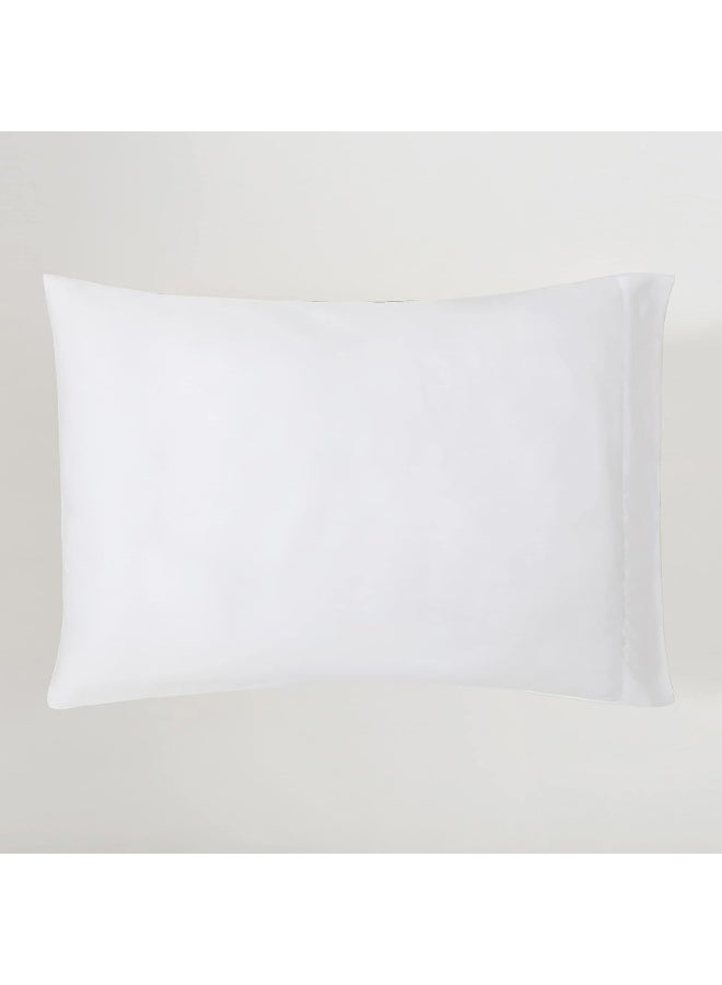 SIJO Premium 100% Austrian Eucalyptus Lyocell Tencel Pillowcases, 2-Pack, Temperature Regulating, Cooling, Hypoallergenic, Moisture Wicking, Silky Soft, Great for Hot Sleepers (Snow, Standard) - Image 1