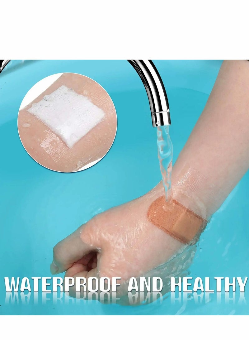 SYOSI 4 لفات من الضمادات اللاصقة الشفافة القابلة للتمدد والمضادة للماء والواقية (2 بوصة × 5.47 ياردة) - Image 5