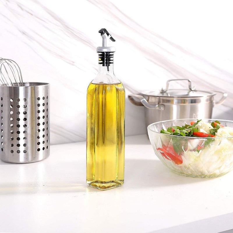Cloudsell Oil Dispenser for Kitchen Glass and Spice jar Clear Pack of 1 TT 1000 1 - Image 1
