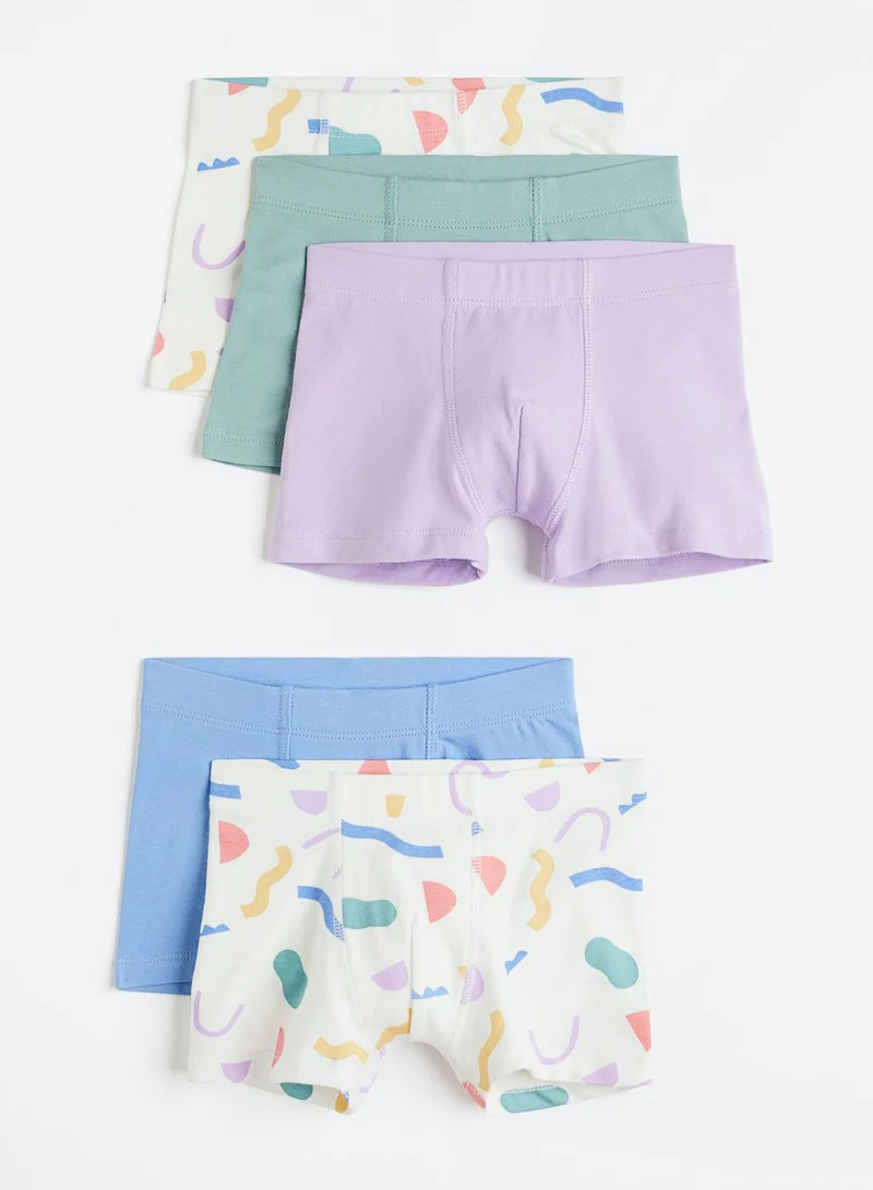 H&M Kids 5 Pack Assorted Boxers