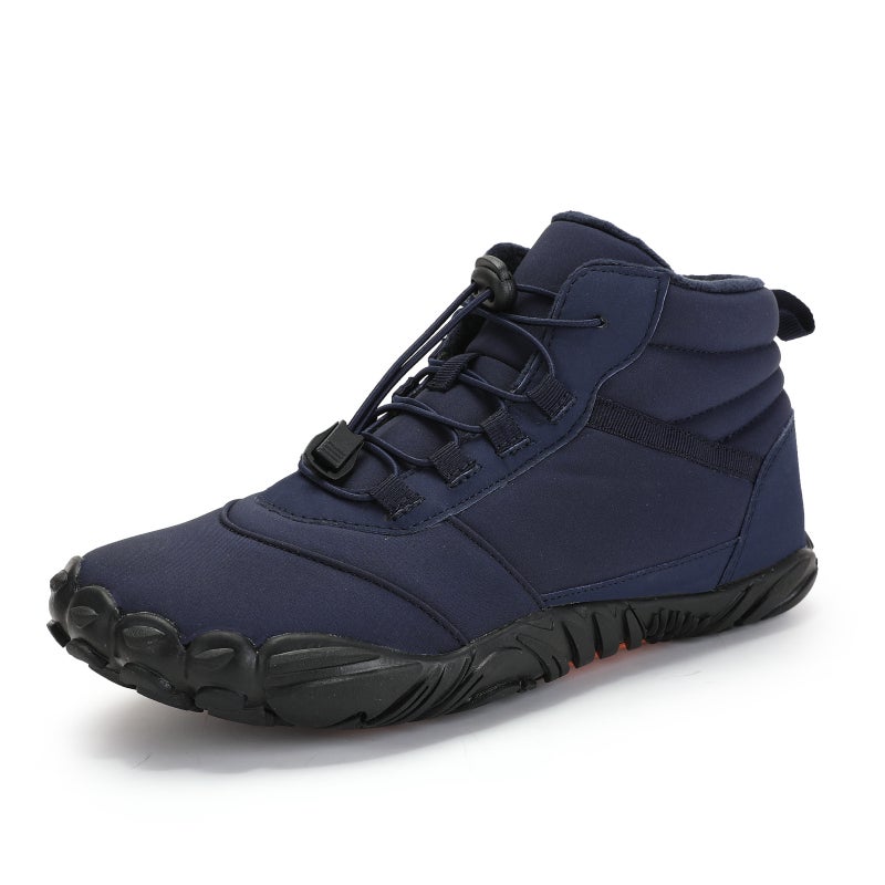 2023 Winter Fleece-Lined Waterproof Snow Boots Warm Breathable Couple Shoes High-Top Casual Cotton Shoes - Image 1