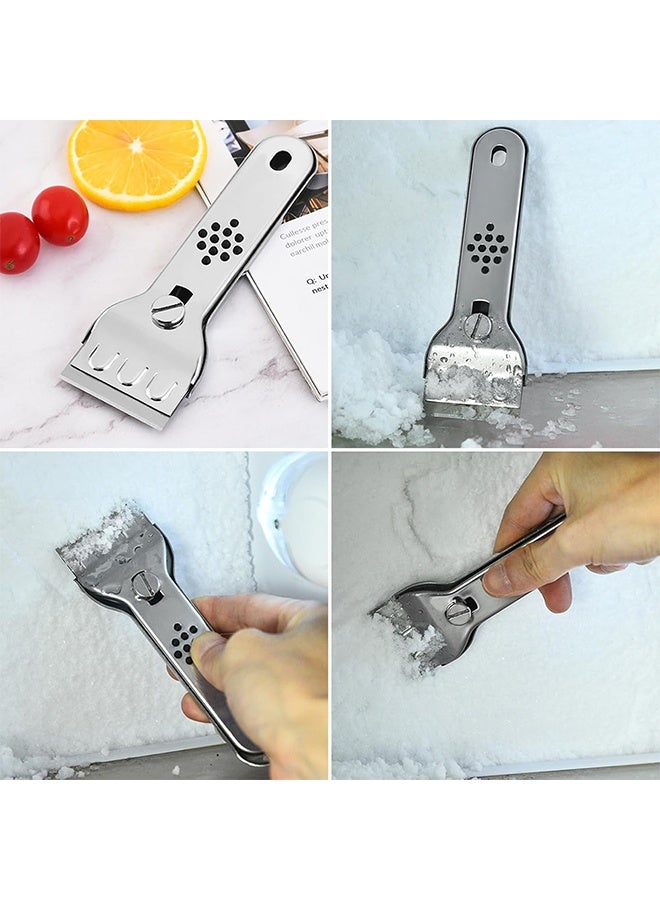 HY 1Pcs Cleaning Scraper, Multipurpose Scraper With Blade, Paint Scraper, Oil Dirt Cleaner, Kitchen Cleaner For Ceramic Induction Cooktops, Cleaning Tool,Ready For School, Apartment Essentials - Image 5